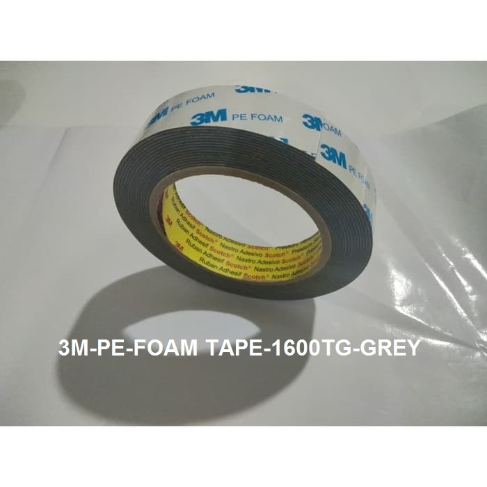 Double Tape 3M 1600 TG PE Foam Grey 6MM X 4M