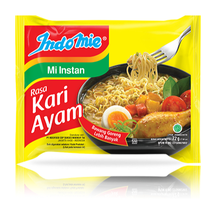 

INDOMIE MIE INSTANT KARI AYAM PCK 72g