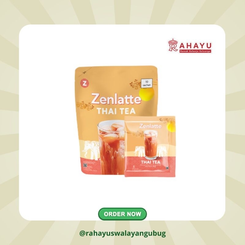 

ZENLATTE THAI TEA & TEH TARIK 10 SACHET