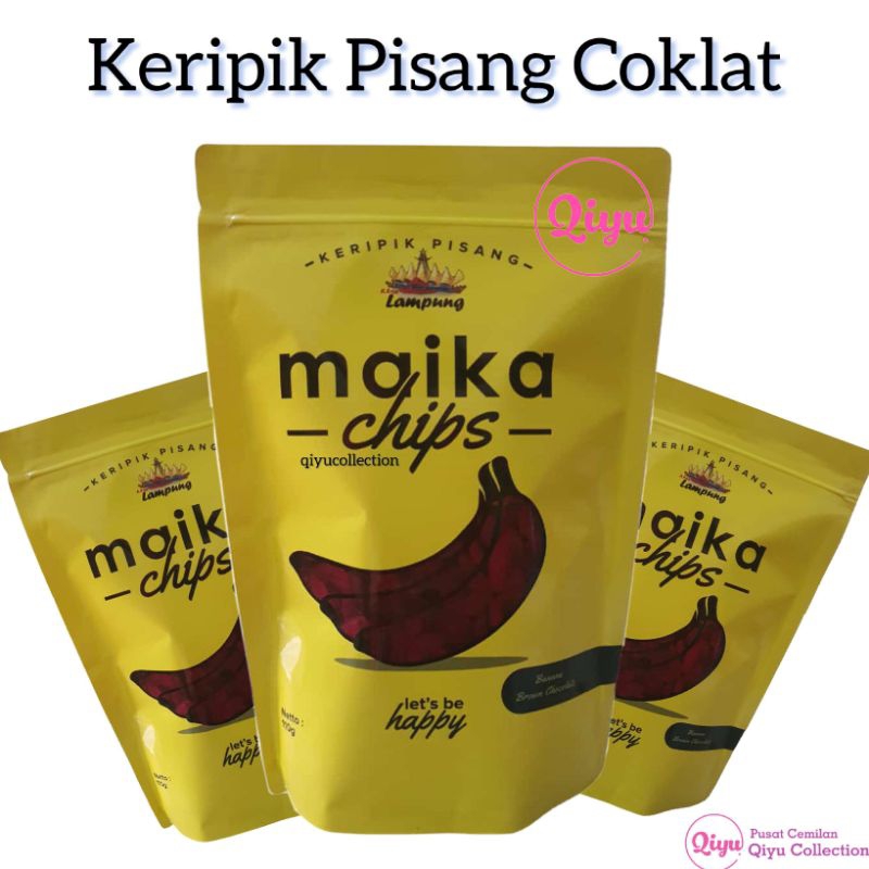 

Keripik Pisang Coklat Maika Chips - Kripik Pisang Cokelat Lampung