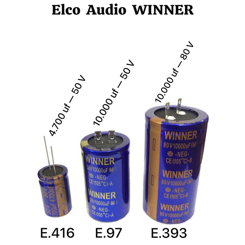 Capsitor Elco Elko 4700UF 50V Winner