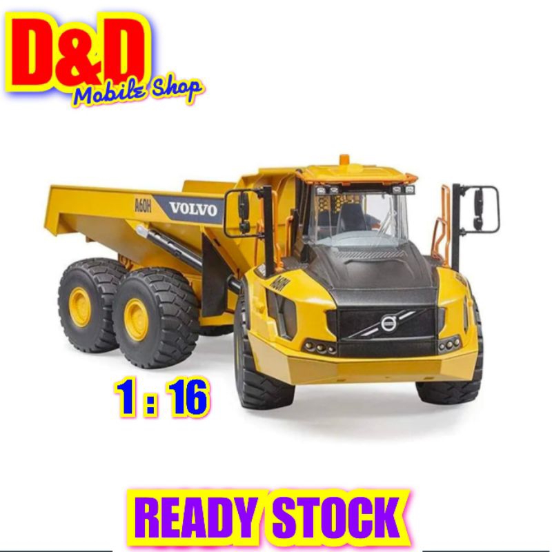 DIECAST MAINAN MOBIL TRUCK VOLVO DUMPER AH60