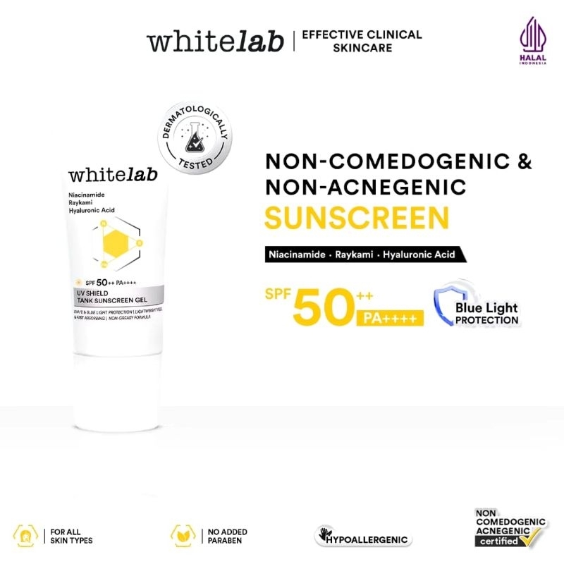 WHITELAB Whitelab whitelab - WHITELAB Whitelab UV Shield Tank Sunscreen Gel SPF 50++ PA++++ - Sunscr