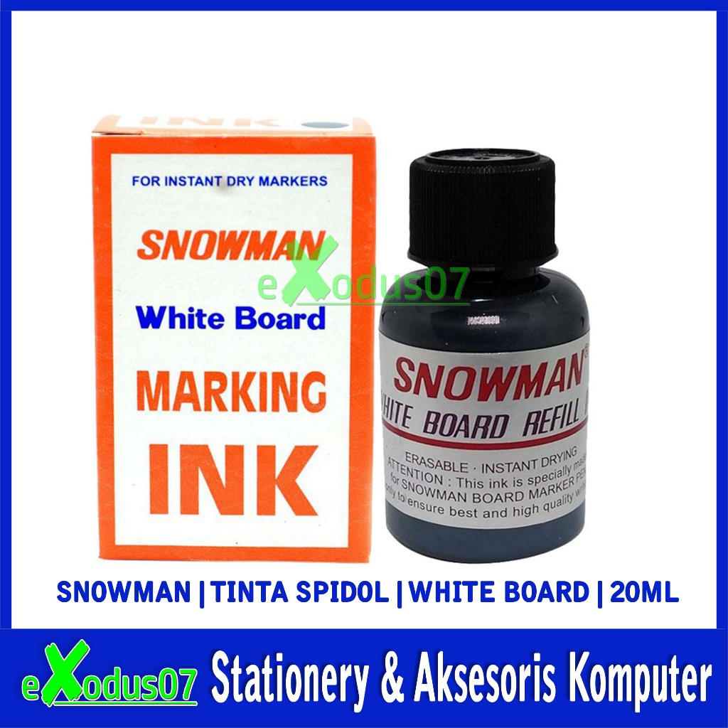 

[ECER] TINTA SPIDOL / REFILL SPIDOL SNOWMAN