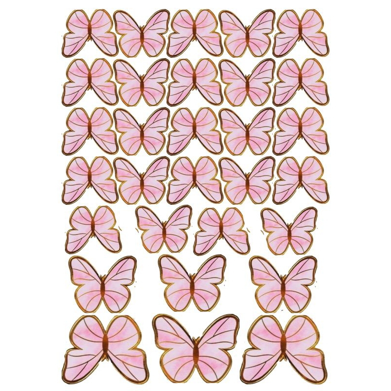 [Whispers] Toper Kupu Kupu Hiasan Kue Ulang Tahun Decorasi Cake Tart