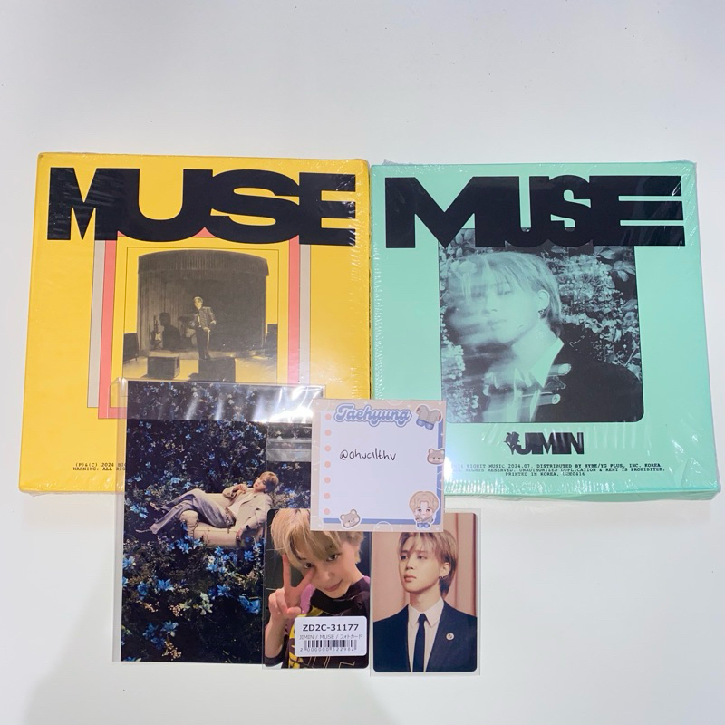 (Ready Stock) Muse Jimin album POB Japan UMS lucky draw target usa