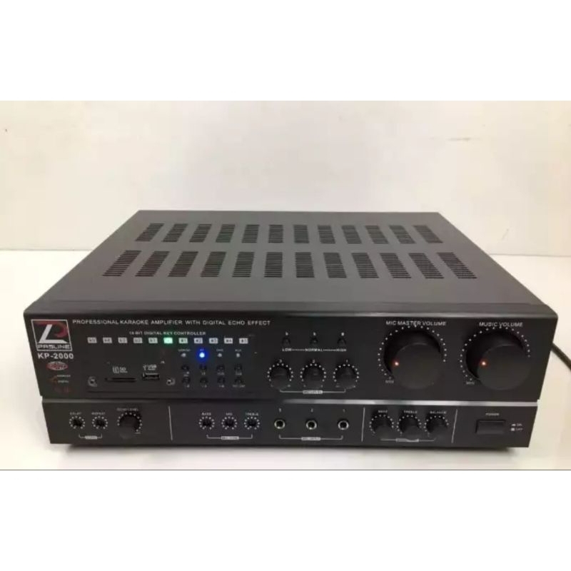 Amplifier Karaoke Pasline KP-2000 bluetooth Pasline KP2000 Ampli 2x150W