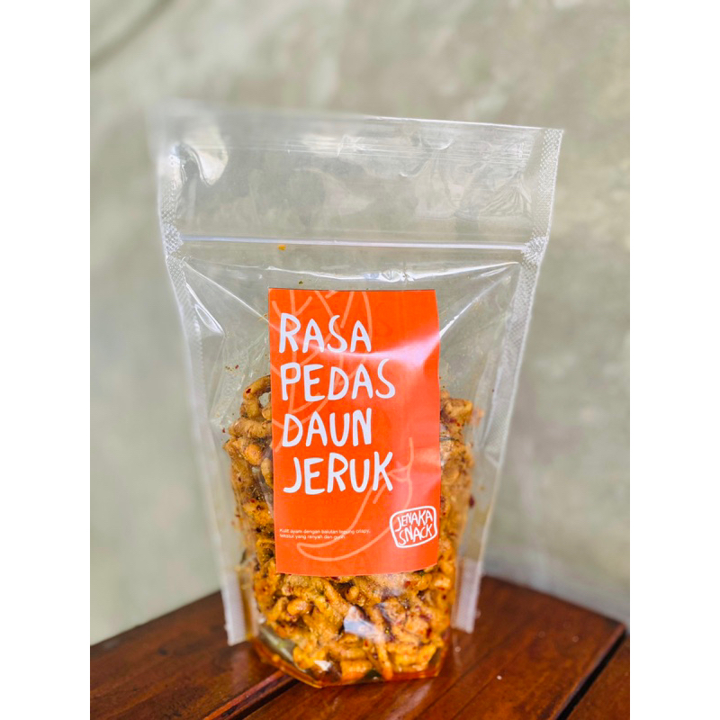 

Jenaka snack - usus crispy rasa pedas daun jeruk - 250 gram