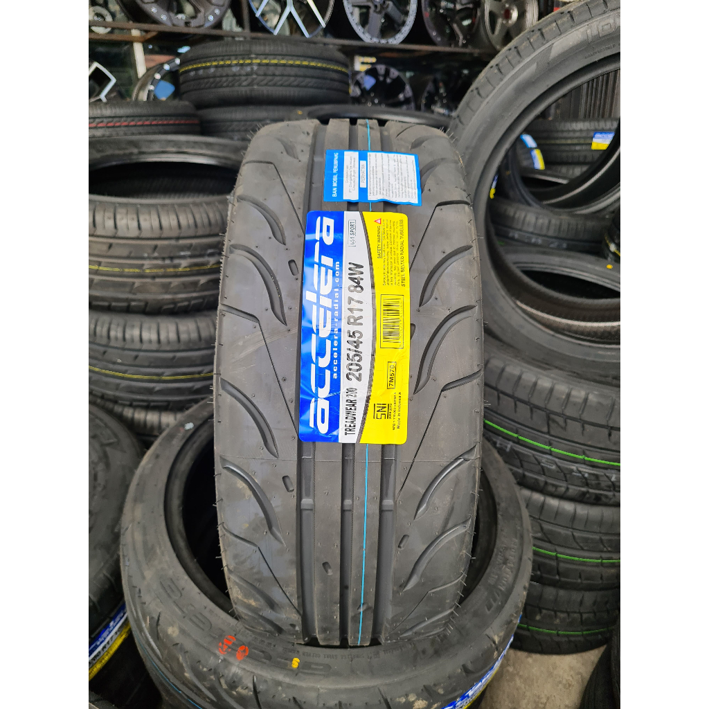 ban mobil accelera 651 sport 205 45 r17 ban luar mobil tubles ring 17