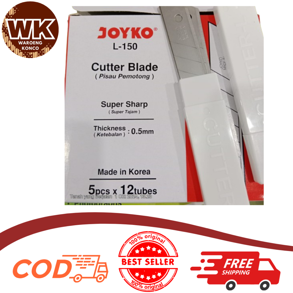 

ISI CUTTER JOYKO BESAR L-150 ISI 12 TUBE