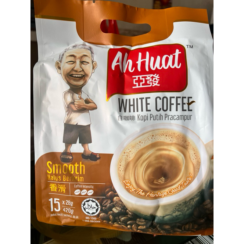 

Kopi Ahuat White Coffee Smooth 420gr