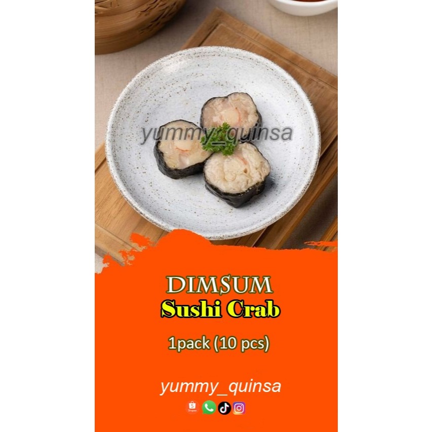 

Dimsum Yummy Frozen-Sushi (1Pack isi 10pcs)