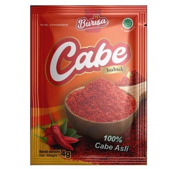 

Burisa cabai Bubuk 5gr @rtg (12pcs)