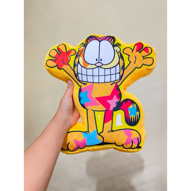 Boneka Bantal Pajangan Hiasan Karakter Garfield size 32x35cm Original / Boneka Bantal Garfield / Bon