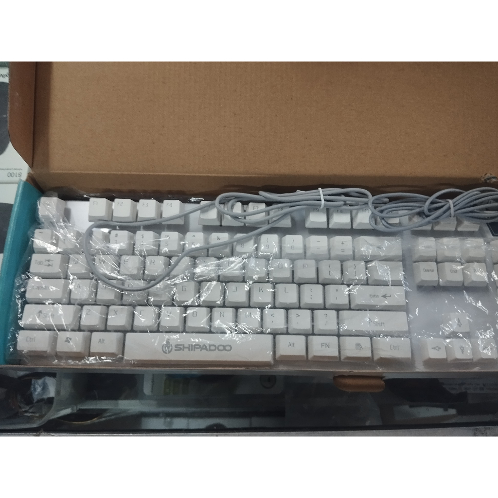 Keyboard + Mouse Gaming Set Shipadoo D280 Manipulator Luminous Rainbow