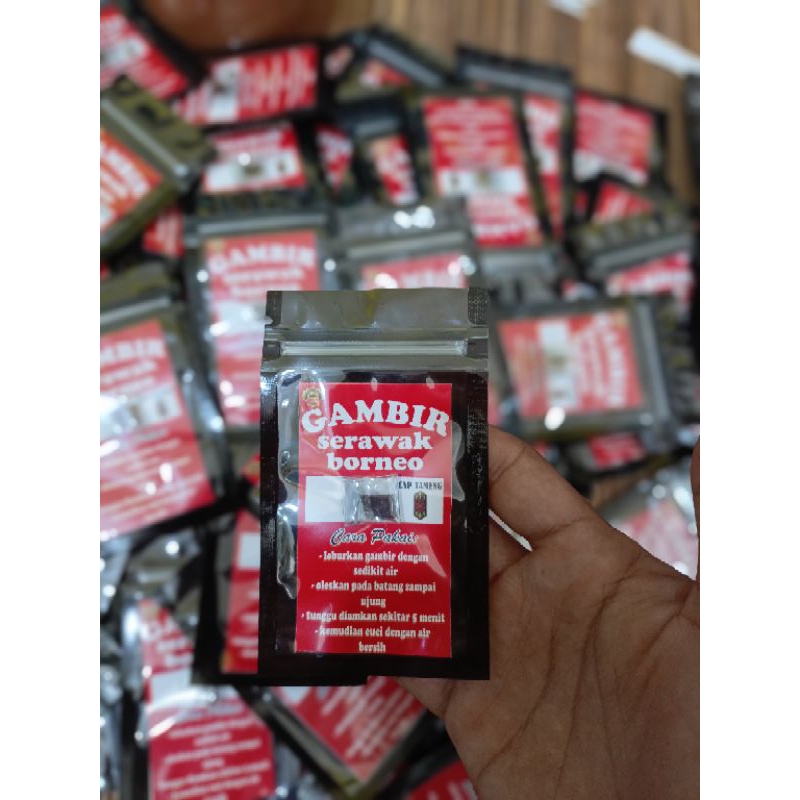 GAMBIR SERAWAK PADAT 100% ORIGINAL ASLI