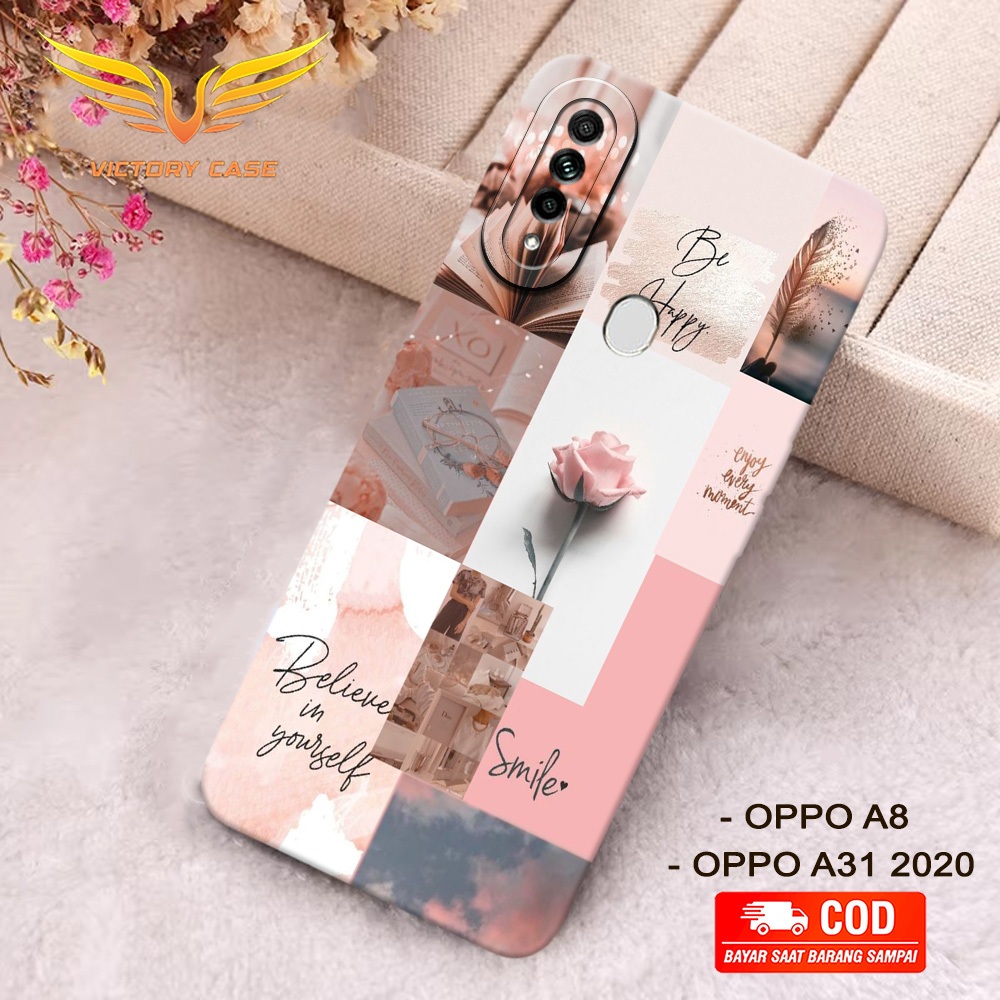 New Aesthetic Case - Softcase Oppo A8 / A31 2020 - Terbaru - Case Hp Oppo A8 / A31 2020 - Casing Opp