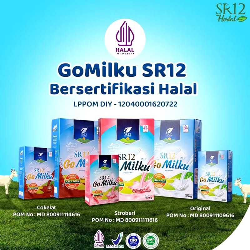 

GOMILKU SR12 ISI 200 GRAM / 600 GRAM SUSU KAMBING ETAWA PREMIUM 100% ORIGI