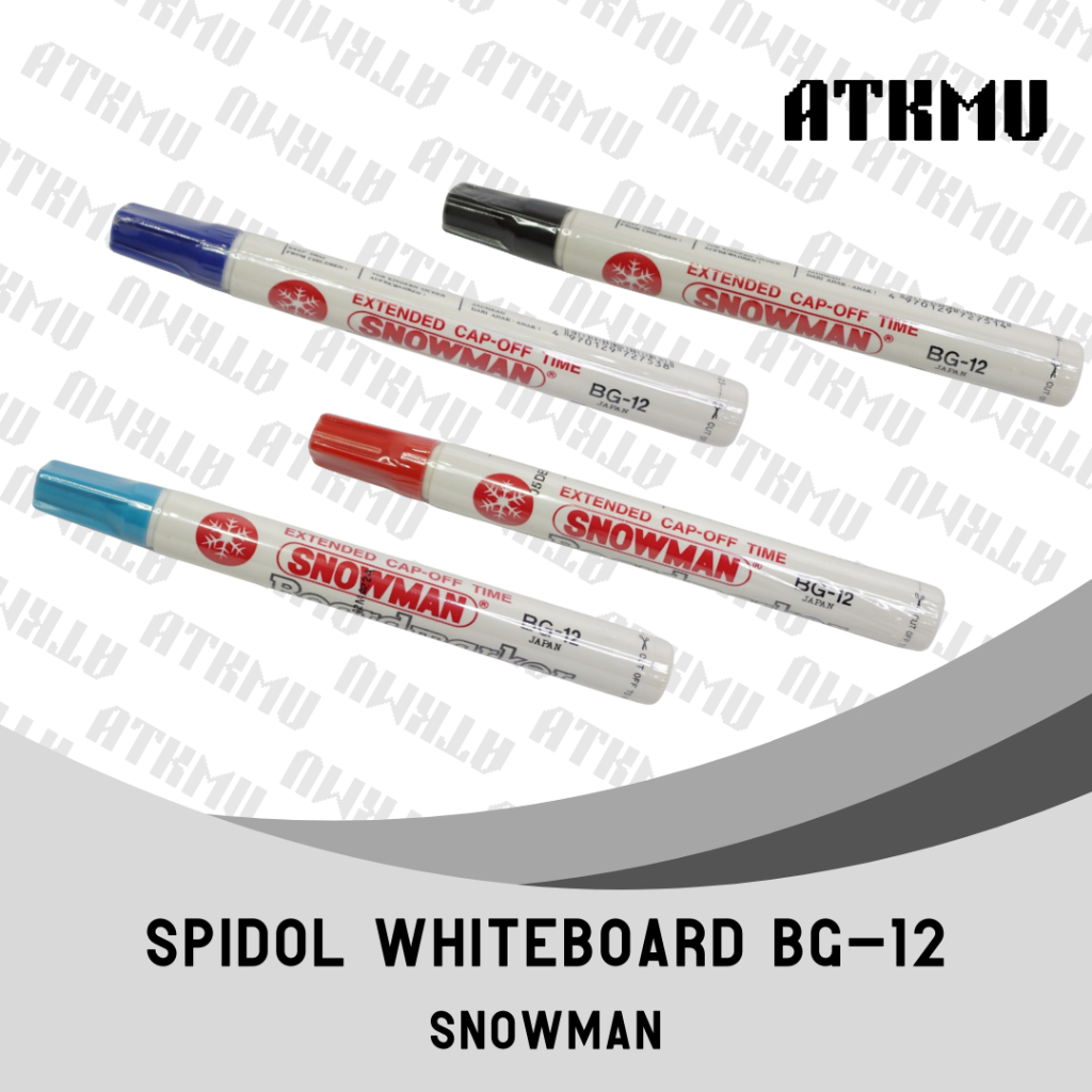 

Spidol Papan Tulis Snowman Whiteboard Marker BG-12