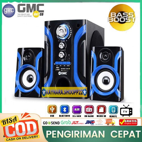 SPEAKER AKTIF GMC BLUETOOTH SPEAKER 888K BT SUARA EXTRA BASS HARGA PALING MURAH