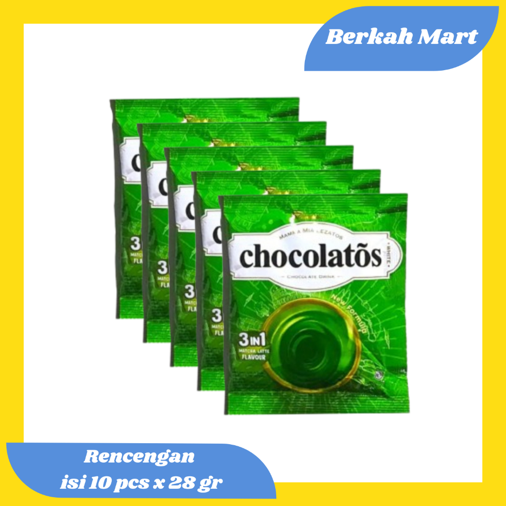 

CHOCOLATOS DRINK RASA MATCHA - RENCENGAN ISI 10 PCS