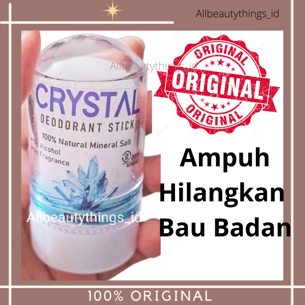 Batu Tawas Deodorant Stik roll on deodoran crystal