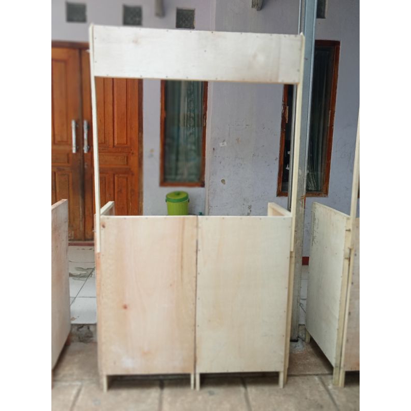 meja lipat portabel/ booth portabel