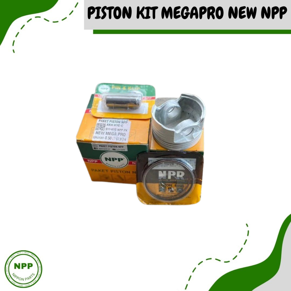 NPP Piston Kit Megapro New || Kit Piston Seker Kit Megapro New CRF 150 Verza