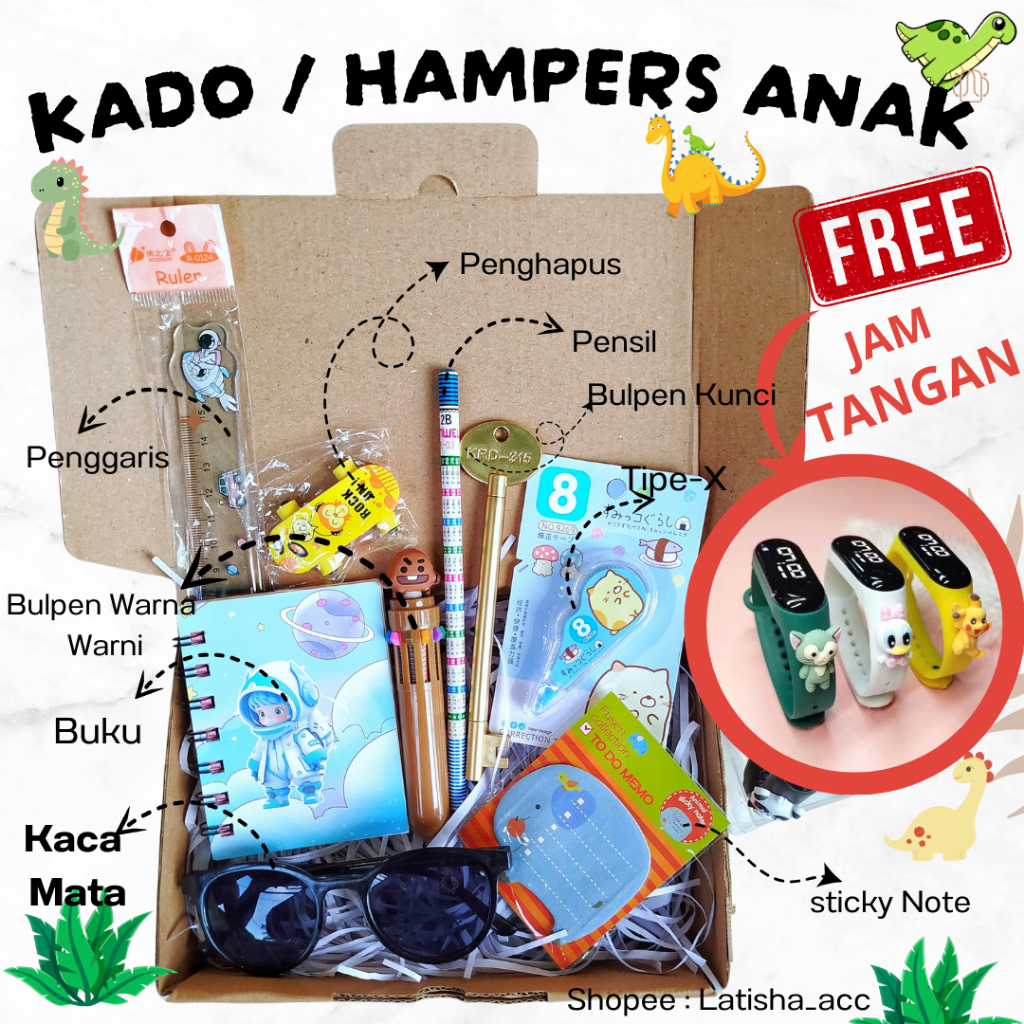 

Paket hadiah Kado Gift Hampers Ulang Tahun Anak Laki-laki Lengkap simple