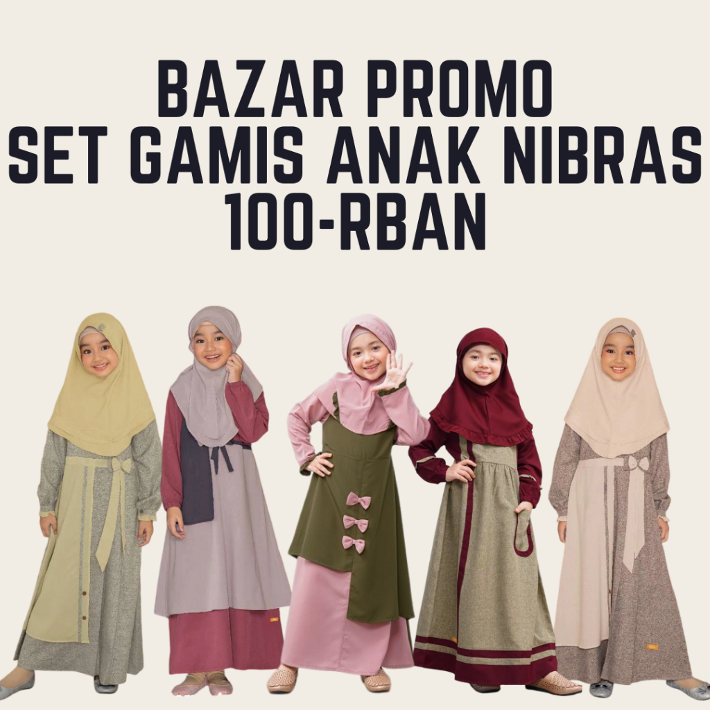 BAZAR PROMO BAJU NGAJI BUSANA MUSLIM ANAK PEREMPAUAN GAMIS ANAK SET HIJAB NGAJI PENGAJIAN BUSANA MUS