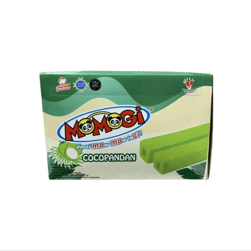 

MOMOGI Pasti Mow Mow Lagi Snack Rasa Cocopandan (1 box/10 pcs)