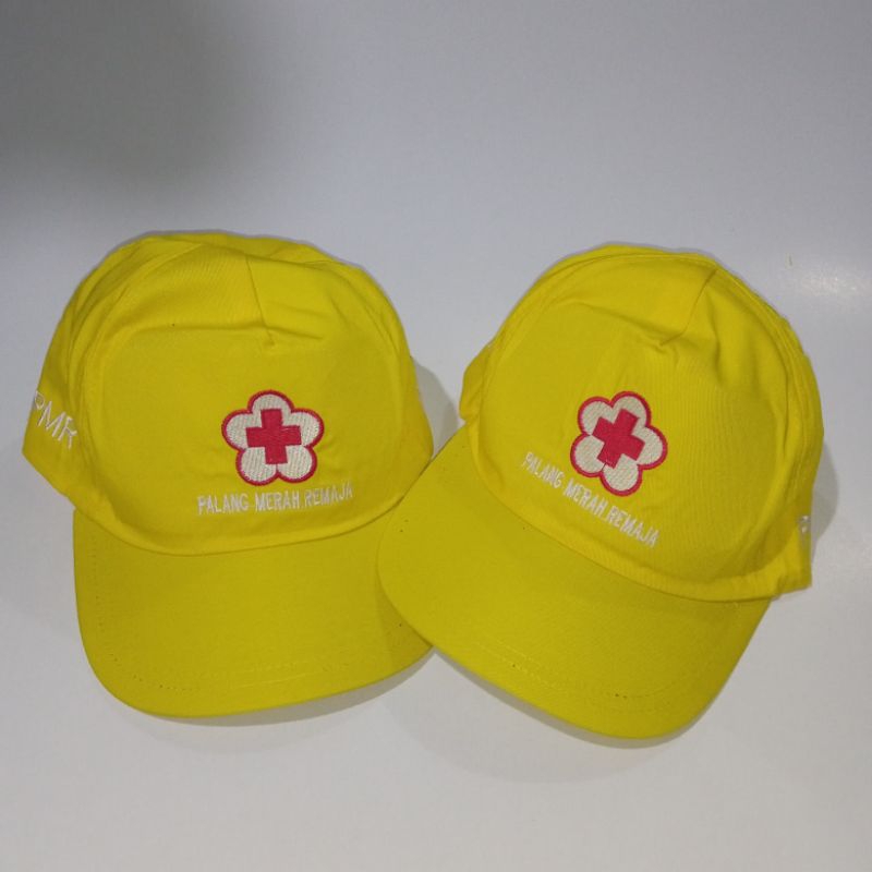 Topi PMR Kuning / Topi PMR Remaja