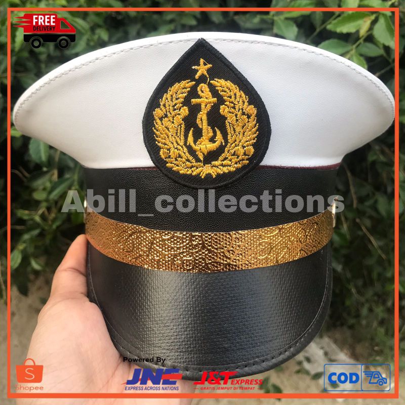 (TERMURAH) TOPI PET TNI ANGKATAN LAUT AL ANAK COWO TK PAUD/TOPI PET TNI AL ANAK CWO TK PUAD