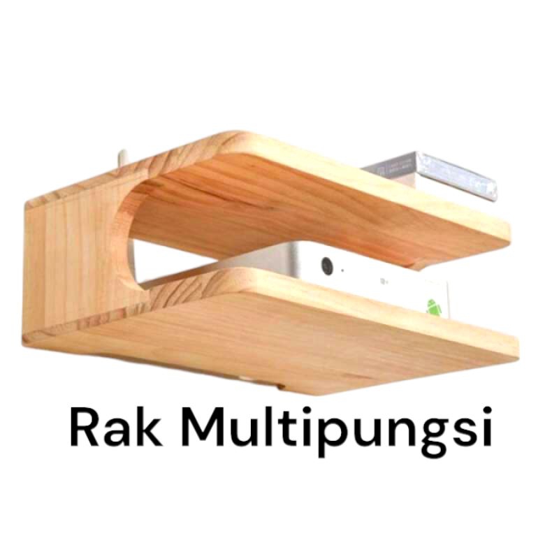 Rak Router / Rak Tempel Dinding Rak set Top box 30x18x10