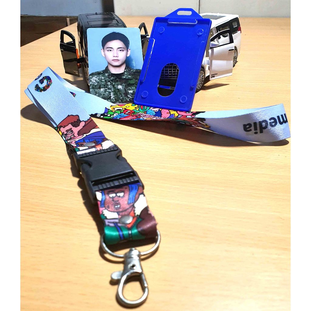 

SATU PAKET tali lanyard custom desain 2,5cm / cetak tali lanyard id card lebar 2,5cm / nametag
