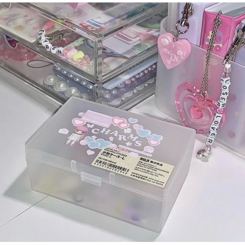 

Kotak Penyimpanan Photocard Storage Box Deco Organizer Obat
