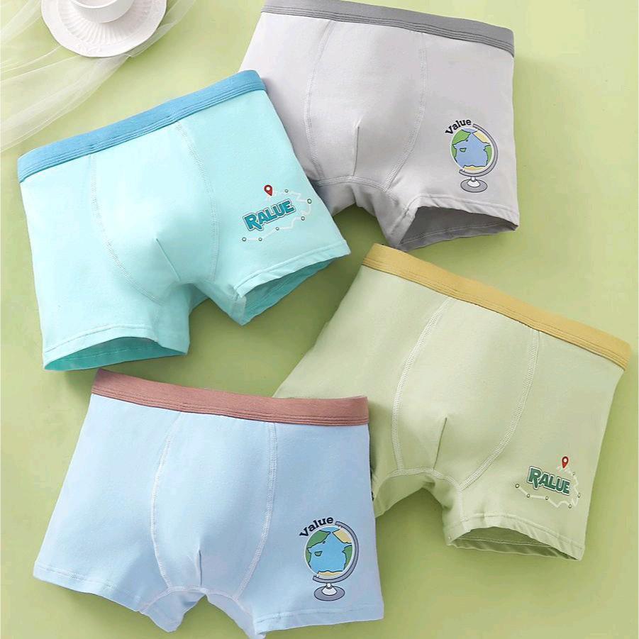 Boxer Anak Remaja Laki Laki  Cd Anak Cowo Remaja Bahan Katun Premium #6273