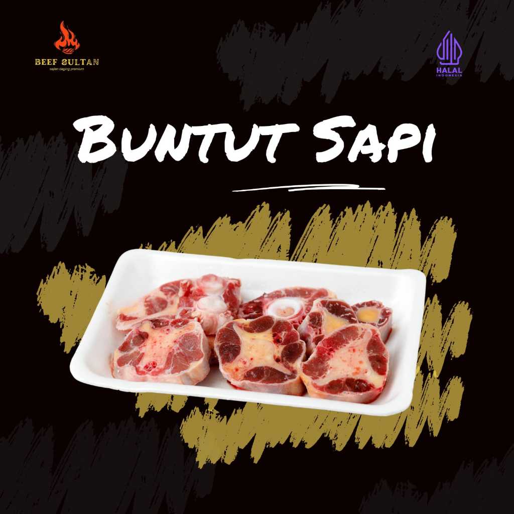 

Buntut Sapi Lokal 500gr | Beef Oxtail Whole Cut Premium | Daging Sop Buntut Sapi Frozen | Daging Sapi Sop Buntut | Daging Buntut Sapi Fresh | Tulang Buntut Sapi Lokal 500gr | Daging Sapi Halal Frozen