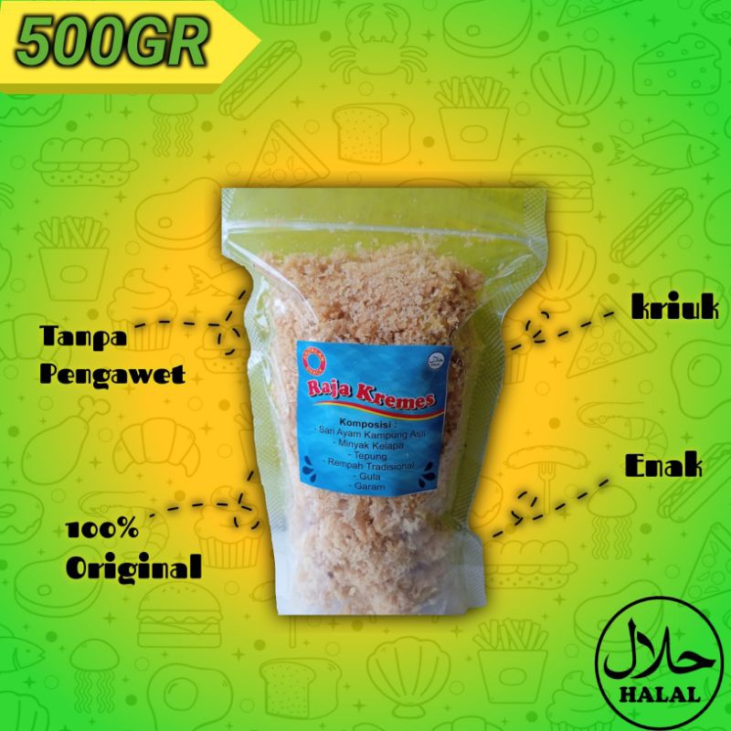 

andalan snack kremesan ayam kampung cemilan kremes 500 gram