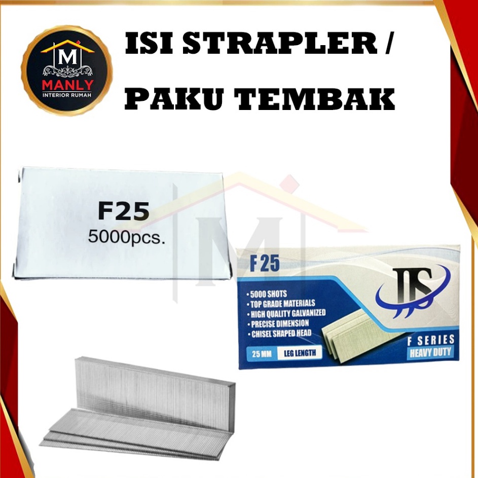 

DISKON SPESIAL BEST SELLER Isi Air Nailer Isi Paku Tembak F25