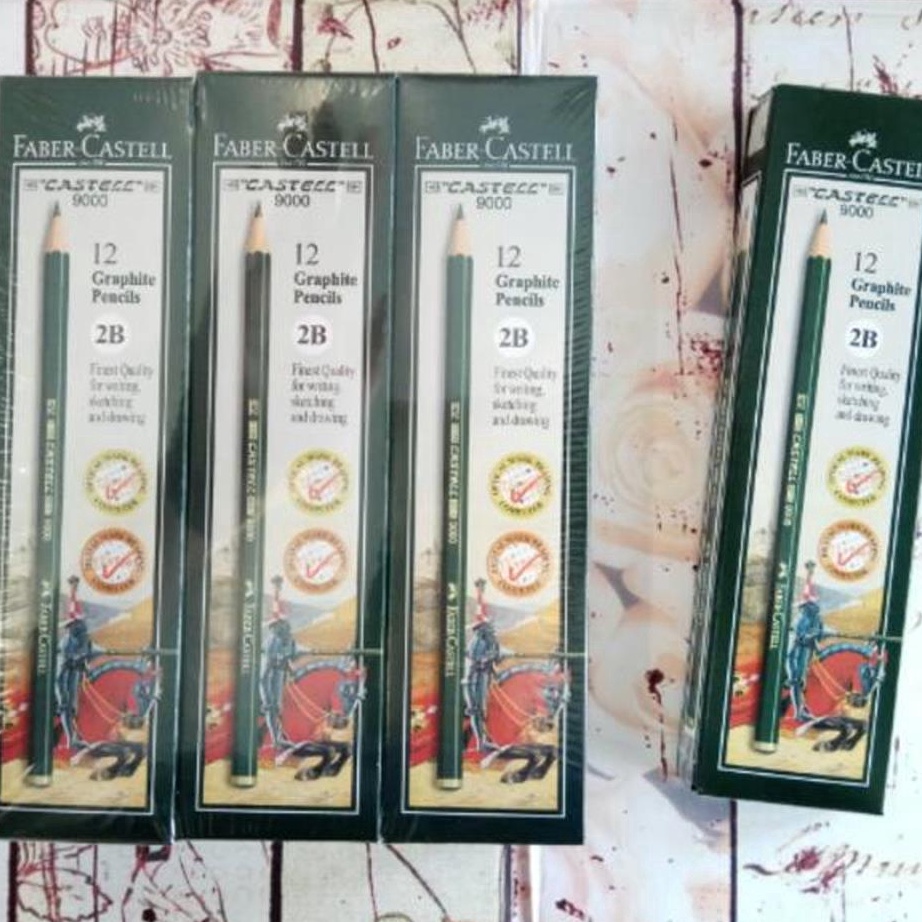 

KUALITAS TERJAMIN Pensil 2B Faber Castell Original 12 Pcs