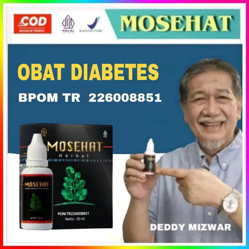 Mosehat Herbal Obat Diabetes Paling Ampuh Original 30 ML