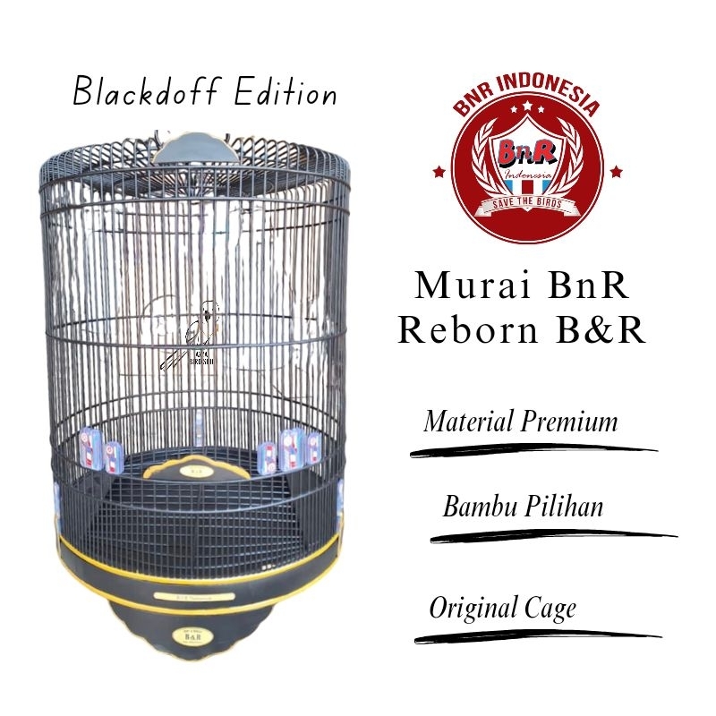 Sangkar Kandang Murai BnR Reborn Blackdoff Black Doff No 2