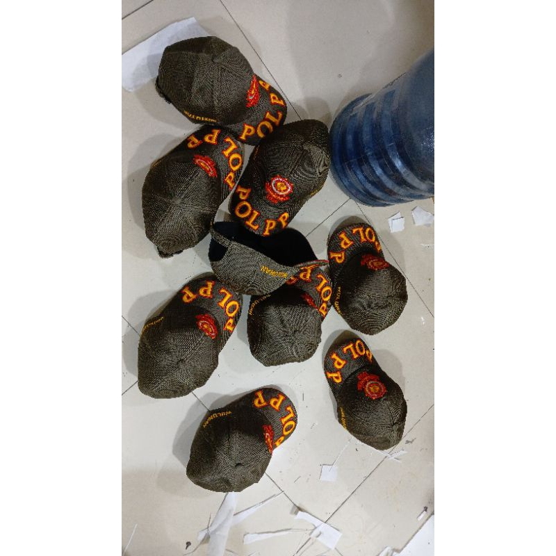 TOPI JARING POL PP BORDIR 3D