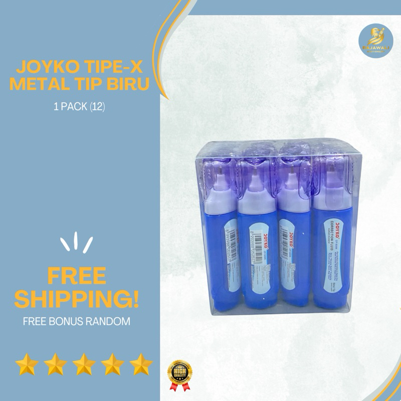 

Joyko Tipe-x Biru Cair Harga Terjangkau + Free Bonus Random!