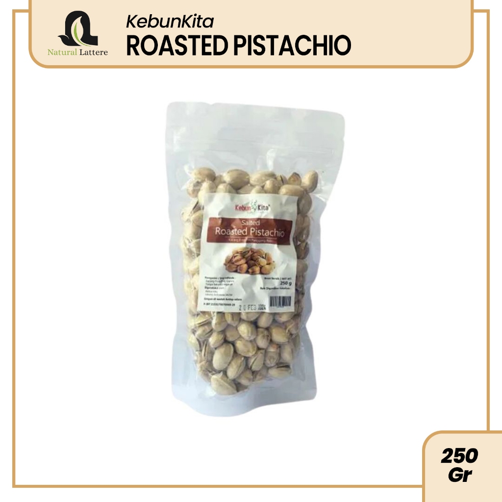 

Kebun Kita Roasted Pistachio 250 gr