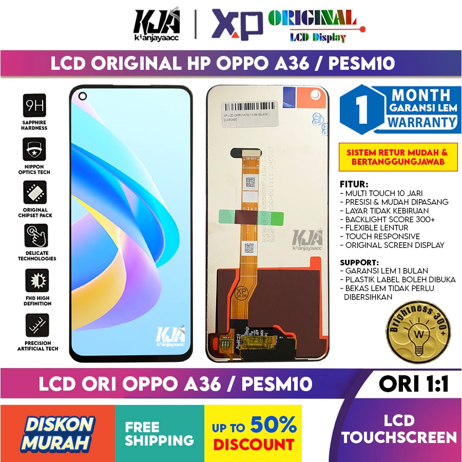 ❤️ LCD Original ❤️ Oppo A36 / PESM10 LCD Touchscreen Hp ORI