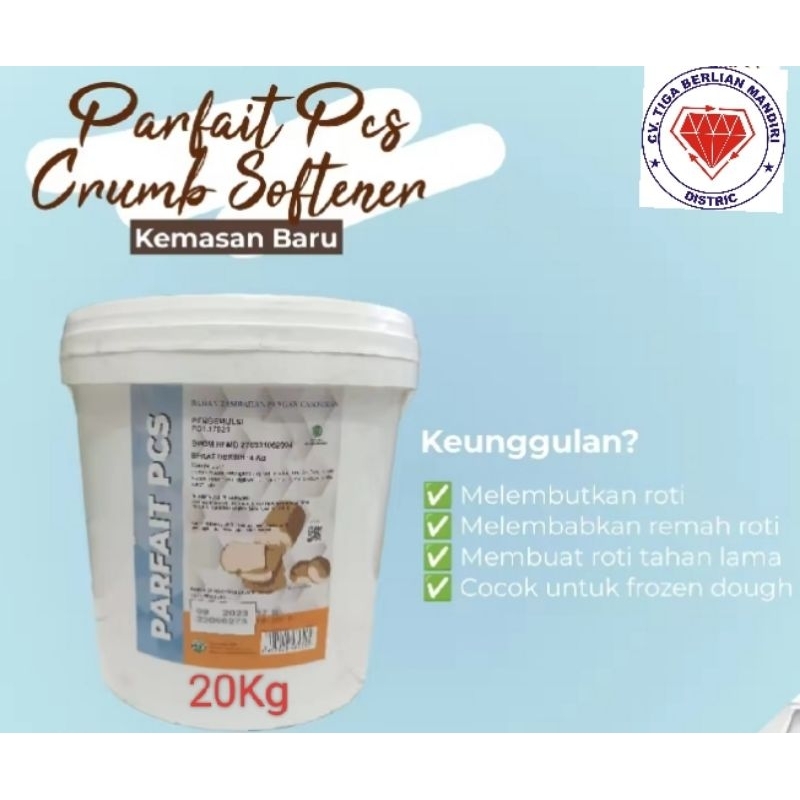 

PARFAIT#CRUMB SOFTENER#PELEMBUT#PENGEMPUK#PENGAWET#ROTI#20KG