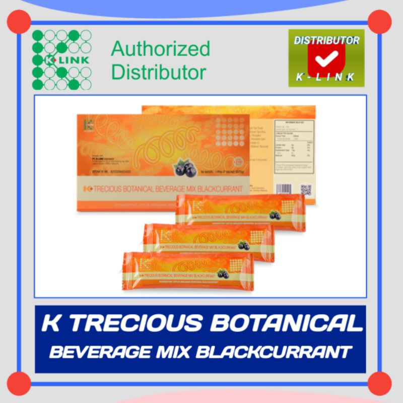

Trecious Botanical Beverage Mix Blackcurrant Spirulina Original K Link