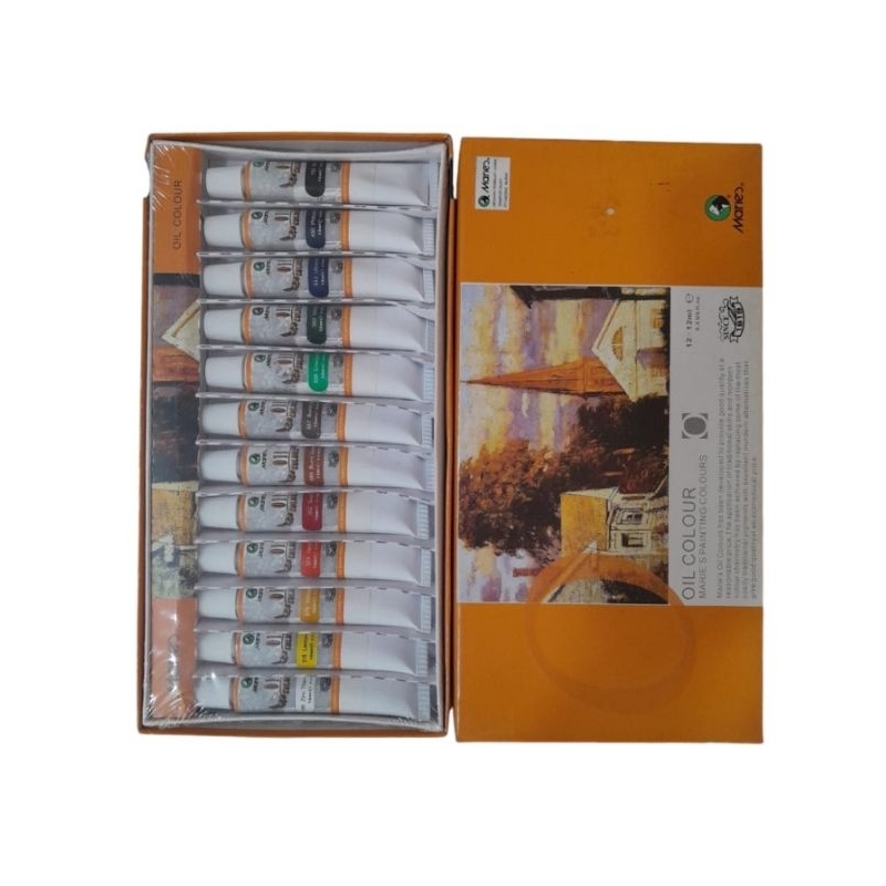 

Cat air minyak maries set 12 warna